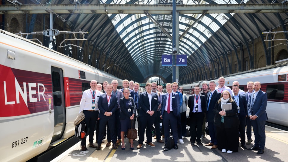 Rail Industry Experts At King's Cross Station
