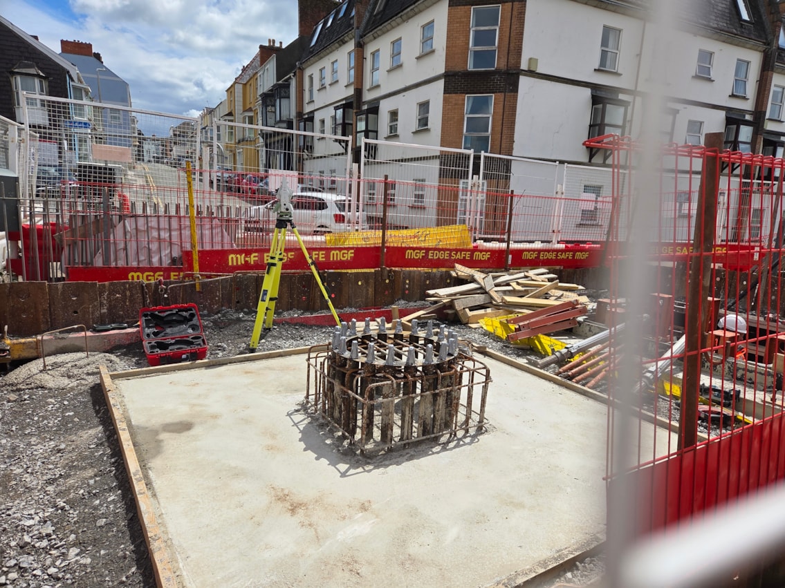Tenby access for all upgrades bridge foundations