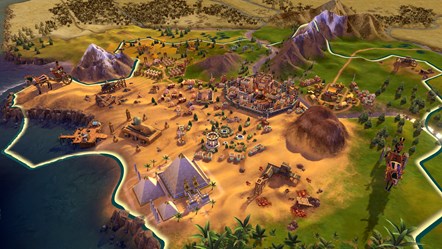 CIV6 PS4 Egypt-Sunset 1