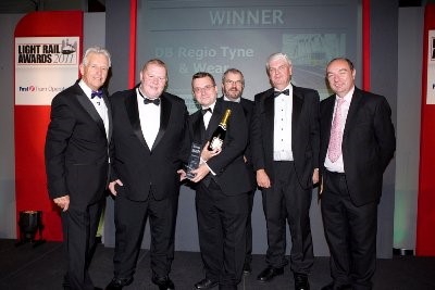 DB Regio Tyne & Wear Metro wins ‘Operator of the Year’ at 2011 Light Rail Awards: DB Regio Tyne & Wear Metro wins ‘Operator of the Year’