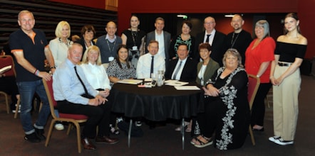 Delegates attending the roundtable event