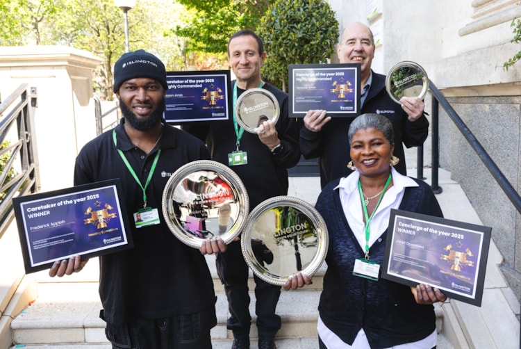 Awards for caretakers and concierges celebrate frontline housing staff in Islington