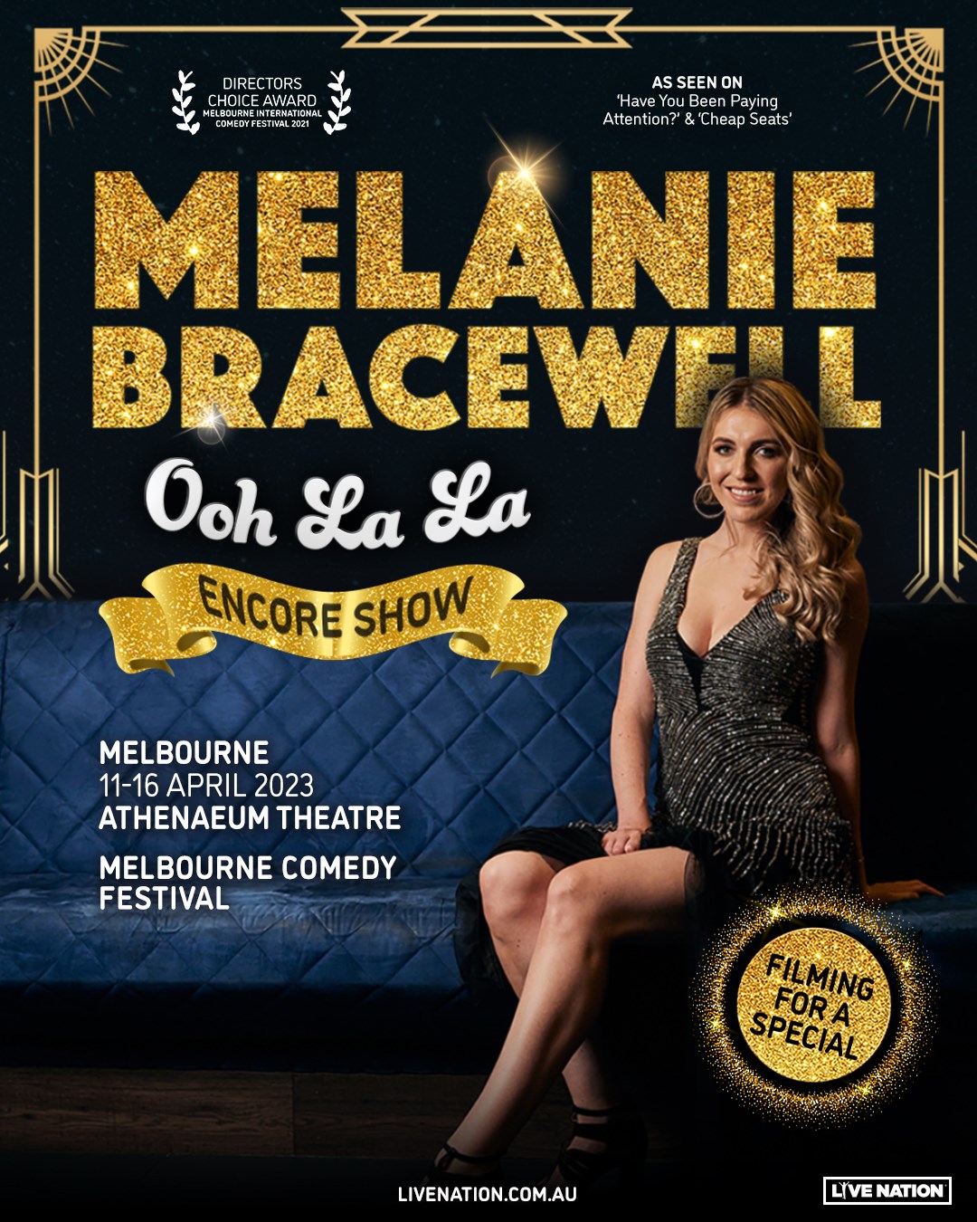 Melanie Bracewell Melbourne Tour Poster