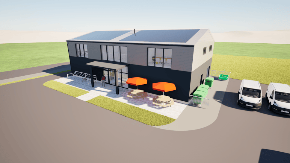 Artist impression of new HQ - Williams Electrical LTD