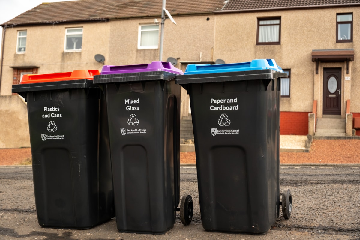 The new wheeled bins