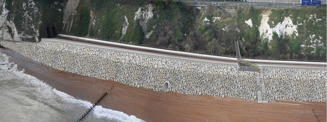 Dover - new railway viaduct artist's impression