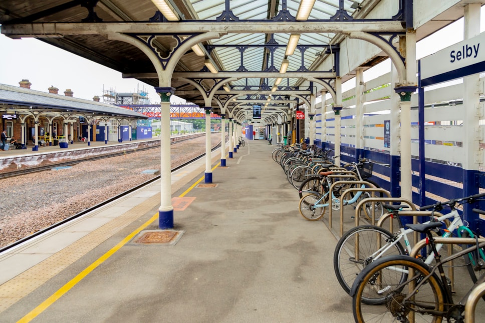 Bikes pictured at TPE's Selby station