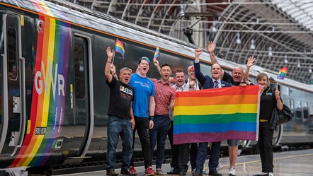 Pride train launch