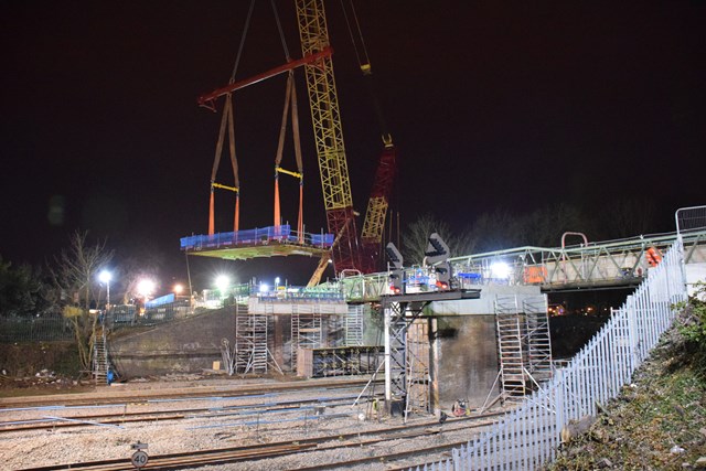 Easter works - Crossrail - Stoke Poges Bridge