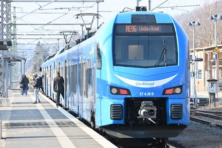 A train in Bavaria operated by The Go-Ahead Group