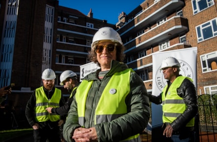 Cllr Sarah Young, Cabinet Member for Climate Change, Environment and Transport, at Linslade House 