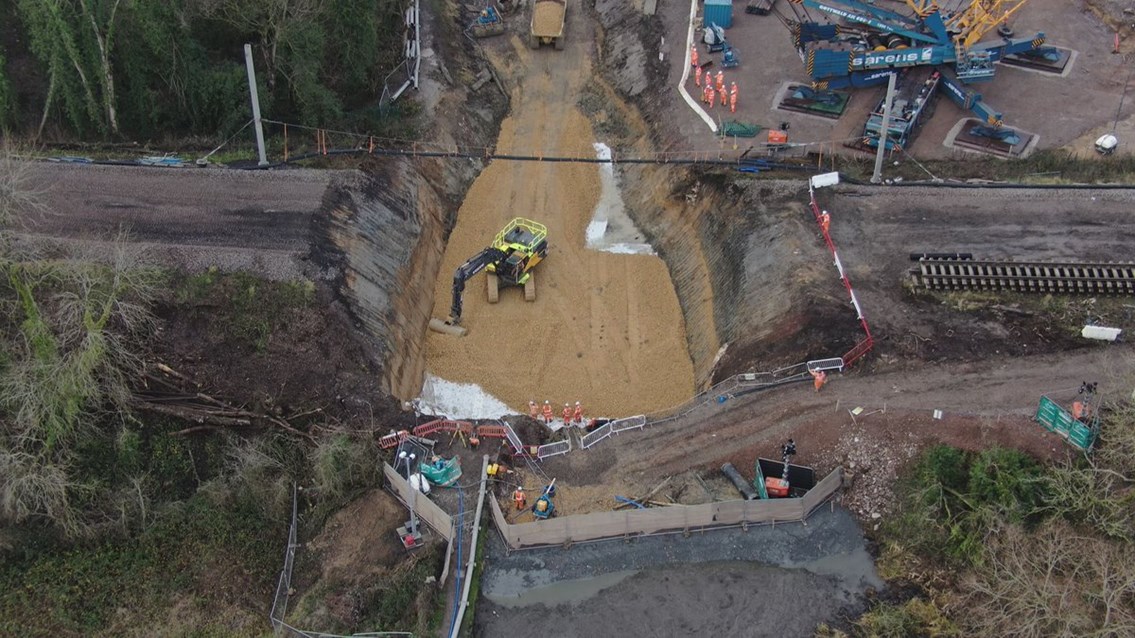 Network Rail completes £22m festive upgrades: Ocean Bridge foundations laid