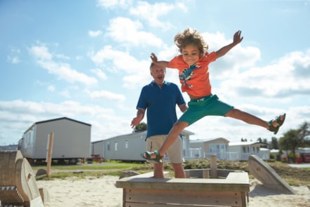 Sandpit fun at Hopton