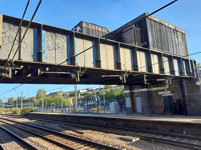 Repairs to Harringay station’s footbridge start tonight: Harringay footbridge