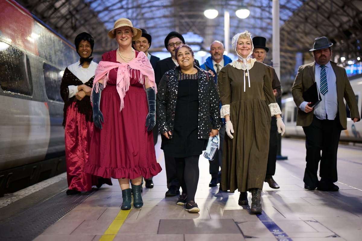 The cast of 'Railway 200: a new theatre show' will tour the UK as part of nationwide celebrations to mark 200 years of the railway