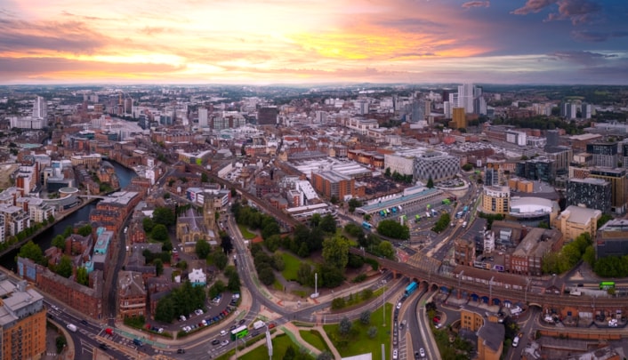 Multibillion economic vision for Leeds to drive creation of 100,000 jobs: A view over Leeds City Centre