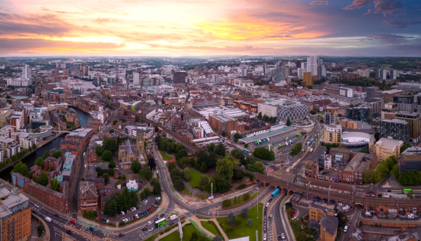 Multibillion economic vision for Leeds to drive creation of 100,000 jobs: A view over Leeds City Centre