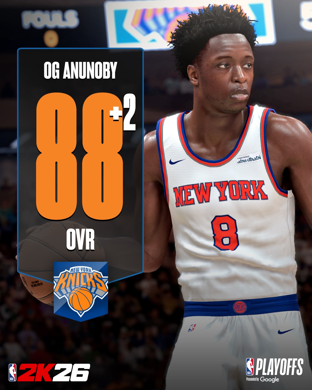 NBA 2K26 Ratings 10 - OG Anunoby Vertical