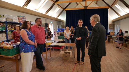 FM Mark DRakeford visits CARE project in Caerphilly2