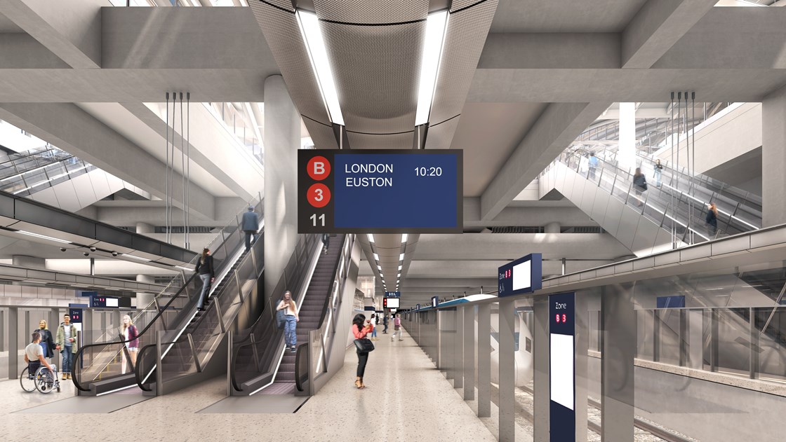 Platform view at Old Oak Common