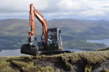 Peatland restoration at Beinn Dhuand Mid Hill at Luss Estates, Loch Lomond National Park.©Lorne Gill-NatureScot