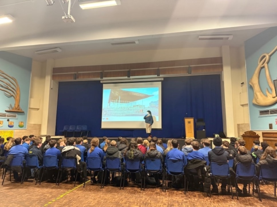Senedd voting info tour at Milford Haven School