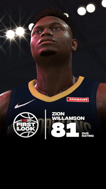NBA2K20 Zion Williamson Vertical