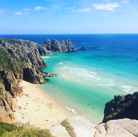 Pedn Vounder Beach Cornwall
