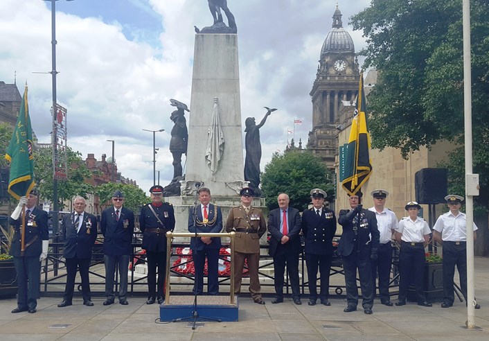 Flag raising ceremony marks the beginning of Armed Forces Day celebrations in Leeds: af6.jpg