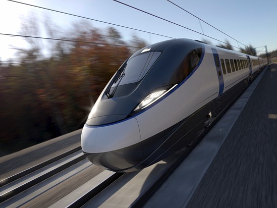Companies in Cheshire invited to hear about HS2 business opportunities: HS2 train visual-2