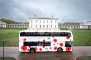 TfL Image -  Wrapped bus for Poppy Day: TfL Image -  Wrapped bus for Poppy Day
