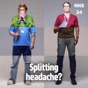 1-1 NHS 24 PBP social image - headache: 1-1 NHS 24 PBP social image - headache