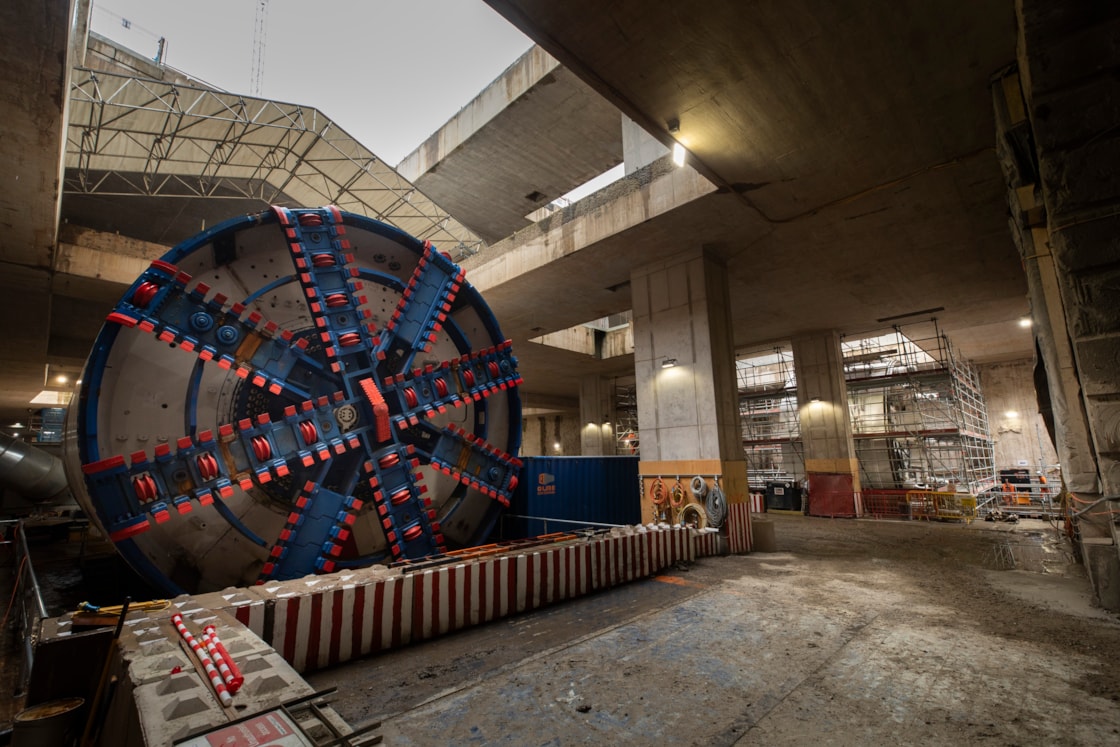 TBM Karen being prepared for launch in OOC station box