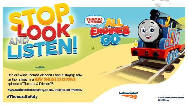 Peep Peep! Thomas & Friends® make special trip to London to teach kids about rail safety: Thomas & Friends