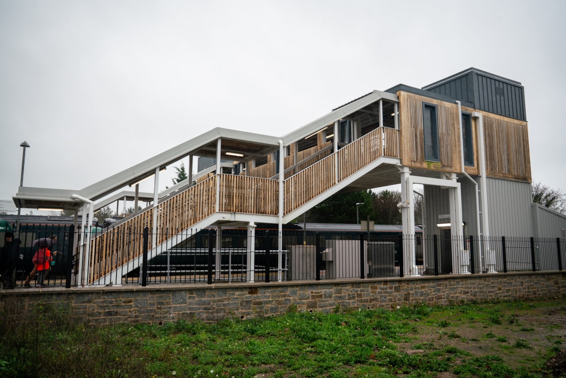 New AfA footbridge at St Erth
