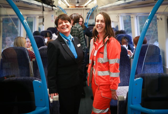 Britain’s first ‘all female operated’ train service runs today: SoutheasternFemaleJourney IWD