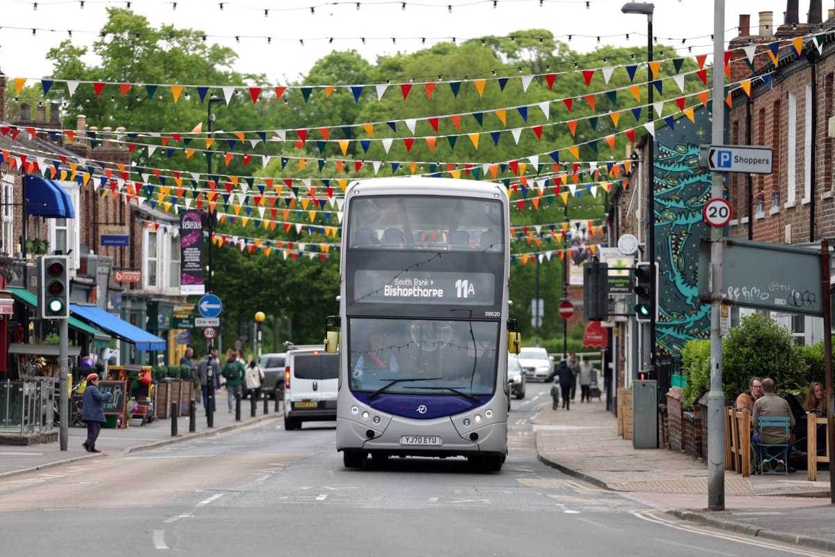 First Bus York Service 11 in Bishopthorpe 2