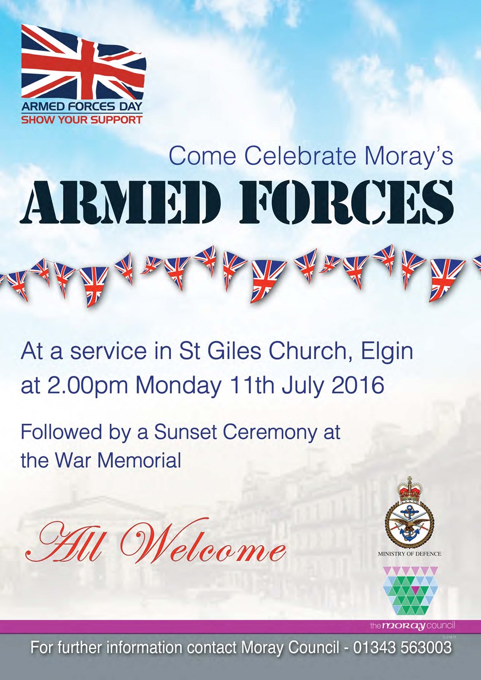 Elgin service to honour armed forces