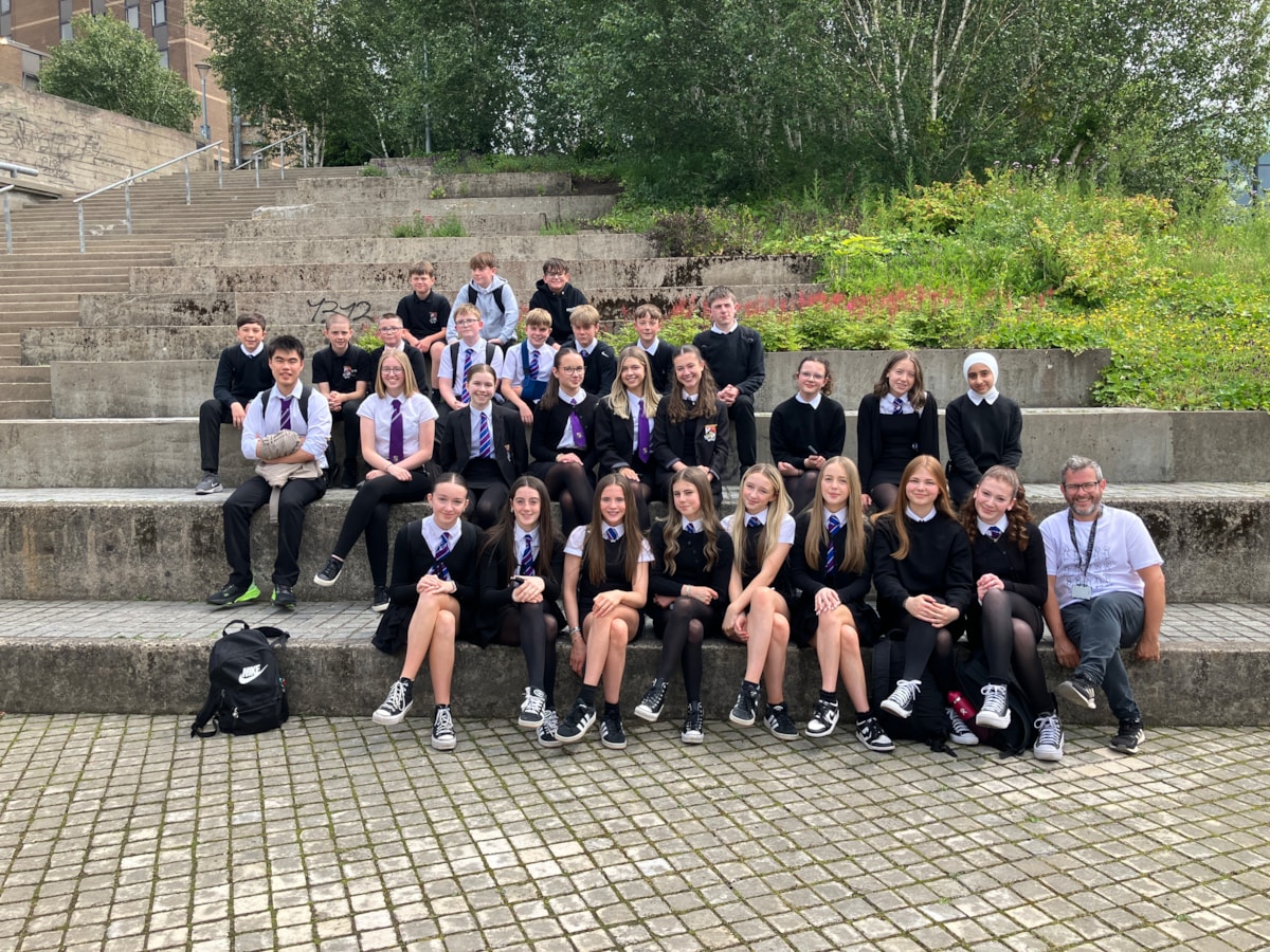 Grange Academy Mathletes with Chris Smith