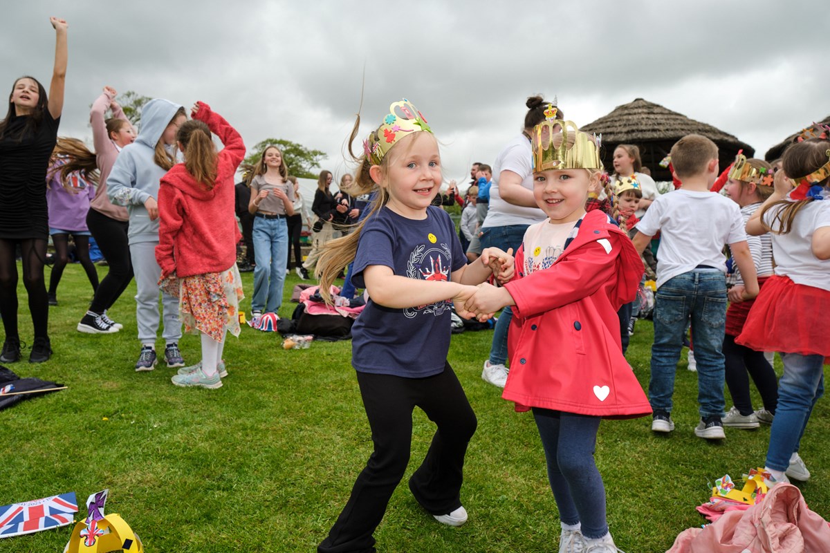 Dancing the afternoon away at Netherthird Community Garden