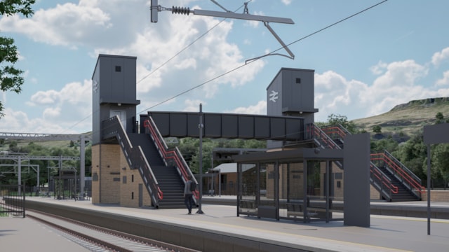 Marsden station CGI: Marsden station CGI