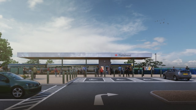 Key rail projects in the west given the green light: Portishead Station View 1 1