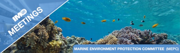 Media Advisory: IMO Marine Environment Protection Committee, 14 - 17 October 2025: IMO meetings banner MEPC EN-6