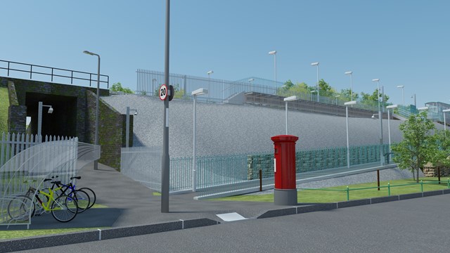 Energlyn’s new station plans unveiled: Energlyn & Churchill Park Station - artist's impression