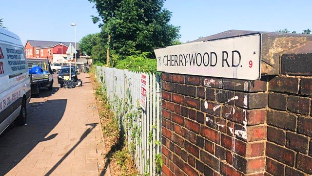 Cherrywood Road Sign (2)