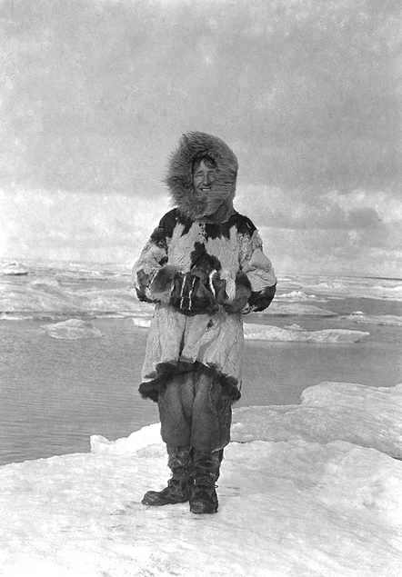 Arctic traveler Isobel Wylie Hutchison on her Alaska expedition 1933-1934. Credit: with the permission of the Royal Scottish Geographical Society.