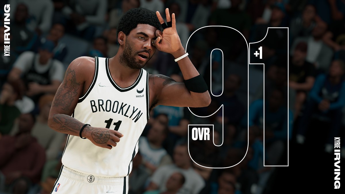 NBA 2K22 PLAYER RATINGS IRVING