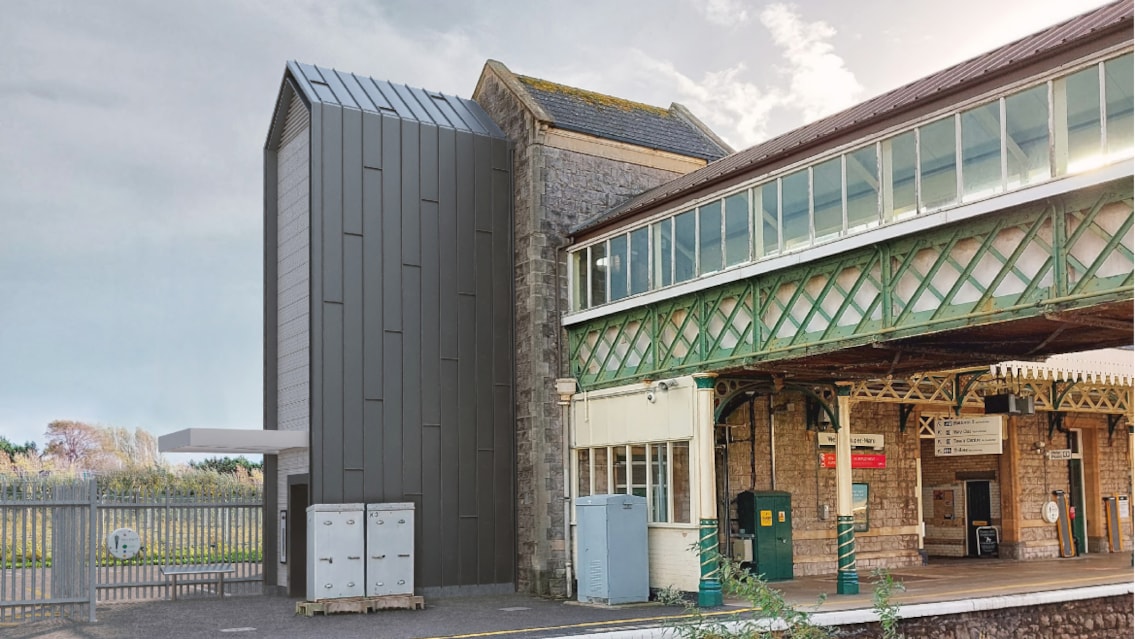 Five stations in the west of England to benefit from more than £24m of accessibility improvements: New lifts at Weston-Super-Mare