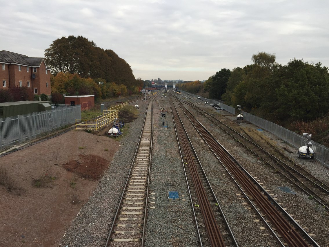 The line at Bromsgrove the day before work started image 1