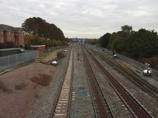 The line at Bromsgrove the day before work started image 1